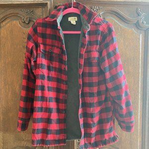 Unisex LL Bean Flannel Red/Black - Size XS-REG